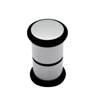 Manch bouton plastik ekonomik chrome pou chanm douch