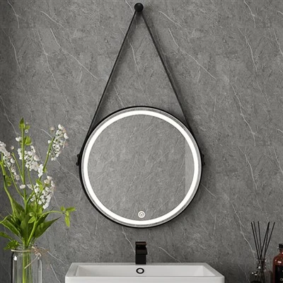 Vanity LED Lighted Backlit Wall Mounted Mirror, 24x24